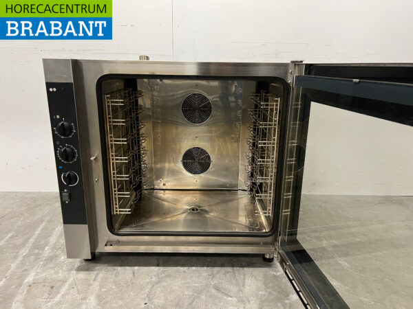 Four à convection Giorik en acier inoxydable Four à air chaud 7 x 60/40 GN 400V Horeca – Image 4